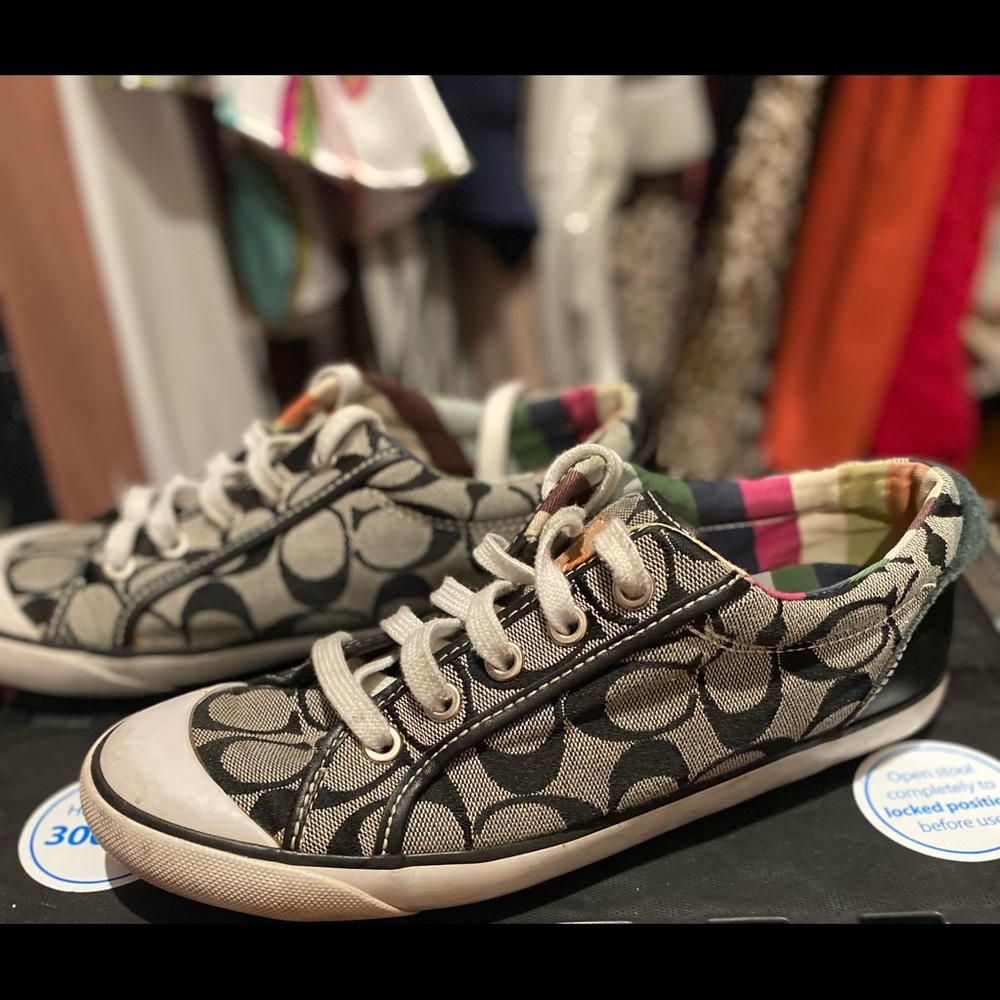 Coach sneakers. Used but in good condition!